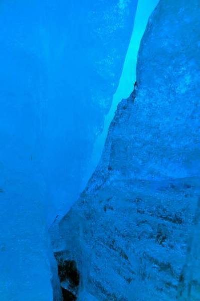 Deep Blue Crevasse