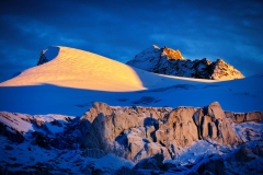 Moiry Glacier Sunset
