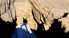 Alpinists Silhouette Rock
